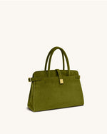Saige Cabas en suédine – Vert olive