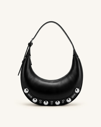 Althea Sac hobo à clous - Noir