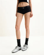 Chaussures Plates à Lanière Tressée Kayla - Argent