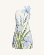 Mini robe à imprimé floral - Blanc