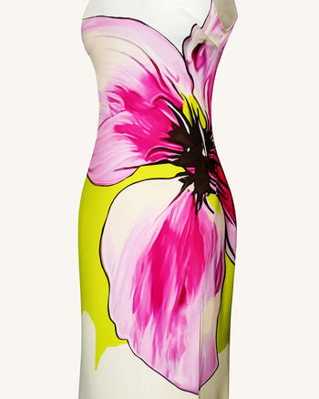 Robe Dos Nu Florale Olivia - Multicolore