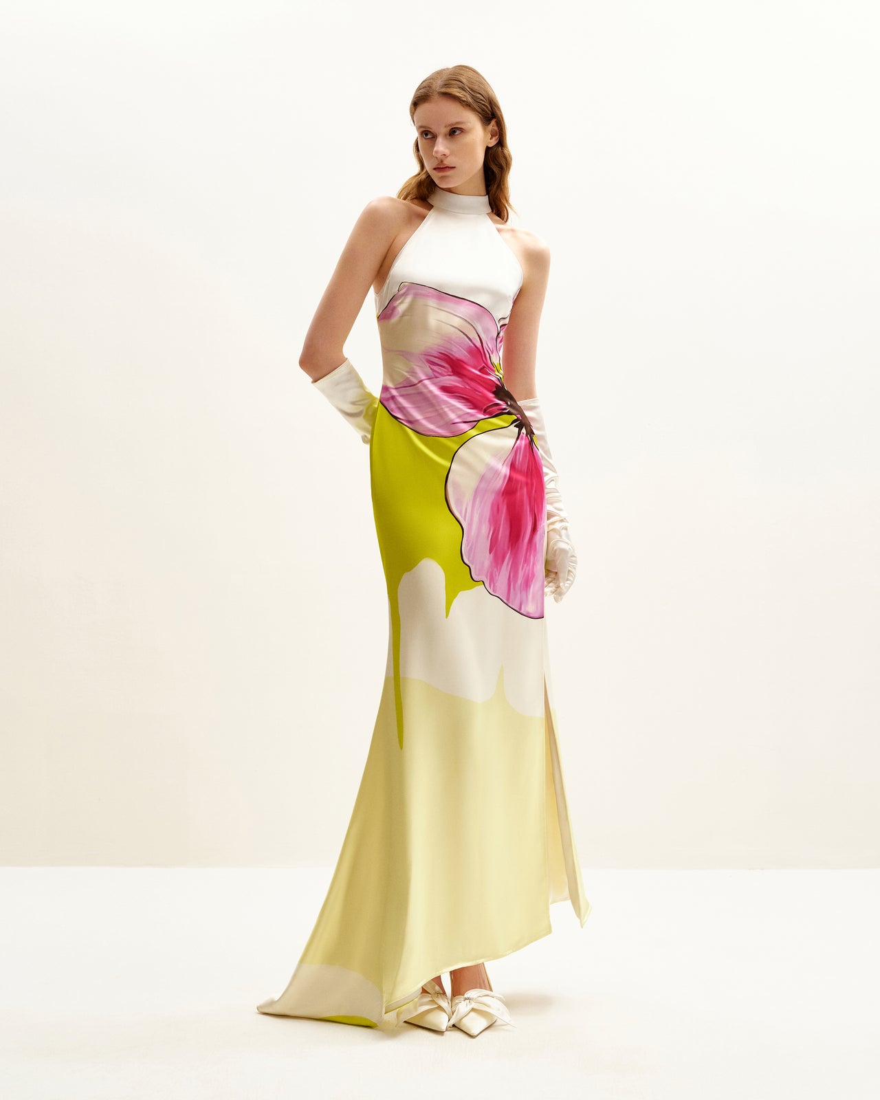Robe Dos Nu Florale Olivia - Multicolore