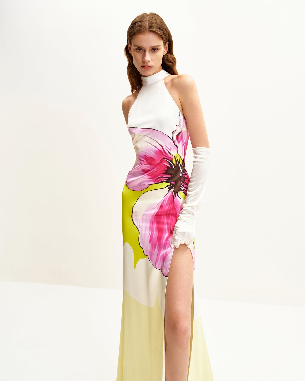 Robe Dos Nu Florale Olivia - Multicolore
