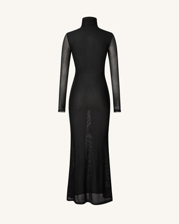 Robe en Maille Imprimé Corps Eva - Noir et Blanc