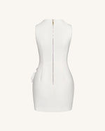 Robe de Soirée Blooming Beauty - Blanche