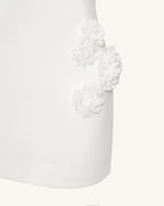 Robe de Soirée Blooming Beauty - Blanche