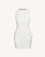 Robe de Soirée Blooming Beauty - Blanche