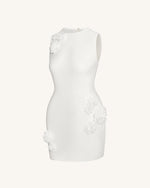 Robe de Soirée Blooming Beauty - Blanche
