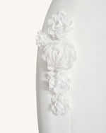 Robe Fourreau Garden Grace - Blanche