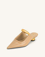 Mules perforées Helena - Kaki