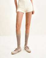 Baskets Ballerines à Lacets Caitlin - Beige