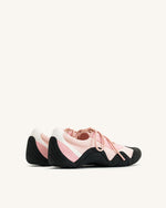 Caitlin Baskets ballerines à lacets – Rose