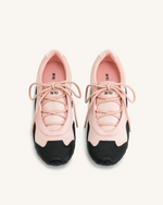 Caitlin Baskets ballerines à lacets – Rose