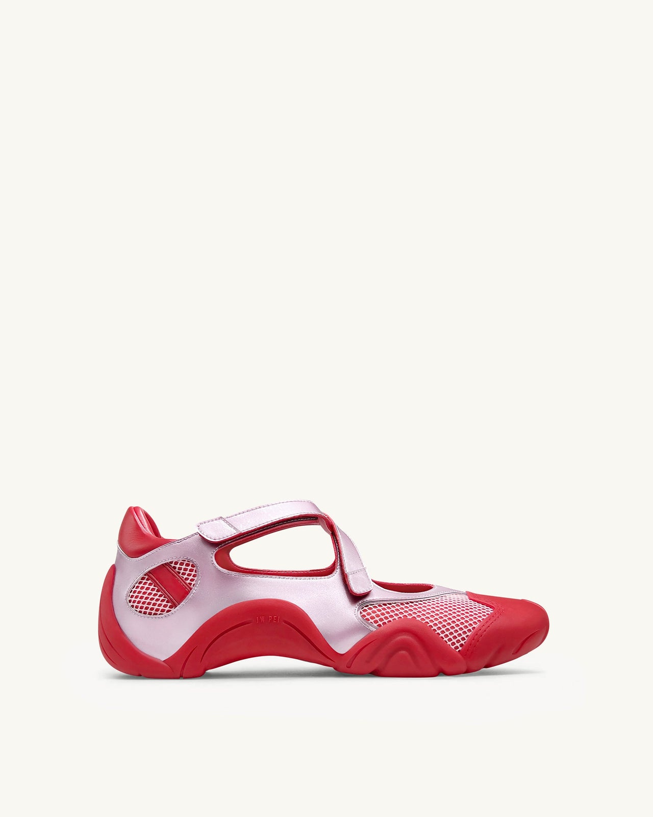 Caitlin Baskets en maille à découpes - Rose