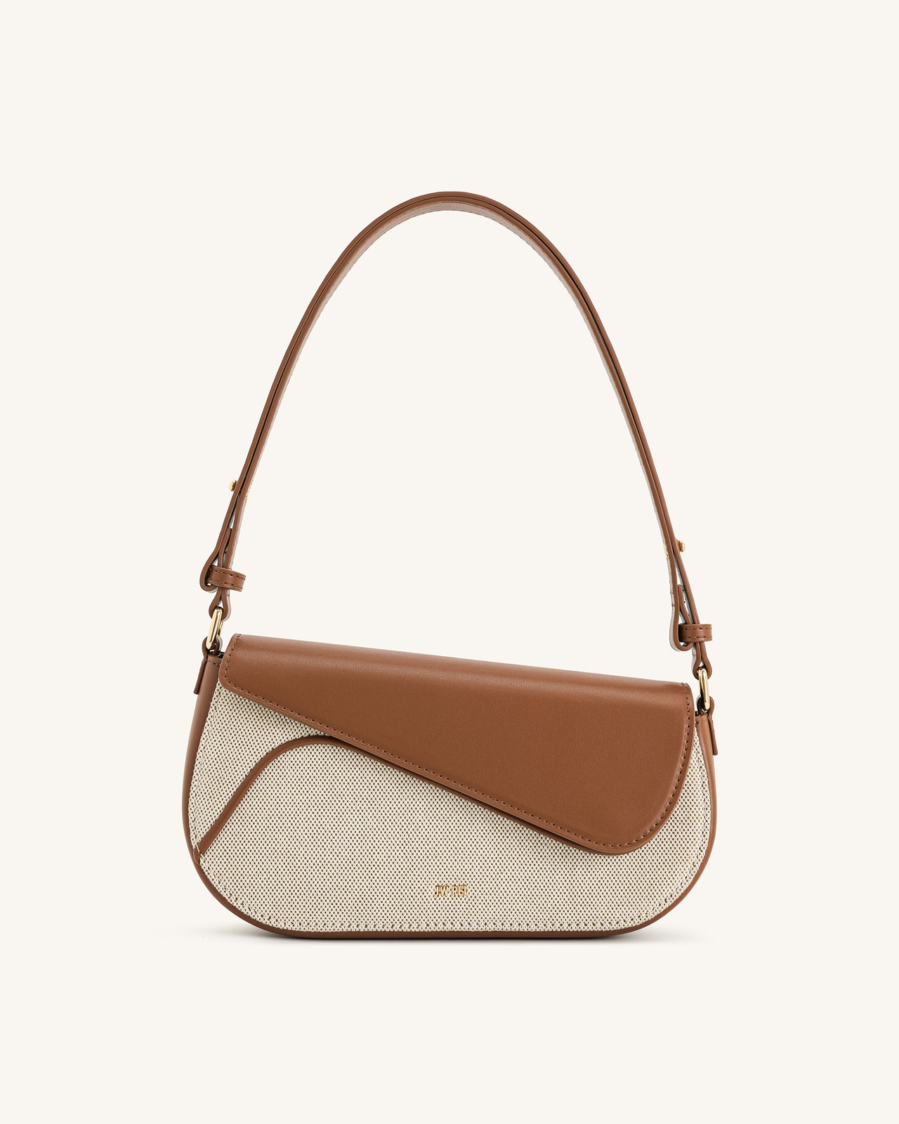 Addisyn Sac à Épaule - Toile Marron