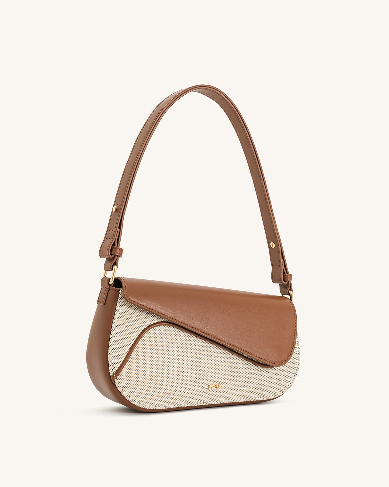 Addisyn Sac à Épaule - Toile Marron