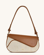 Addisyn Sac à Épaule - Toile Marron