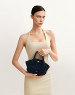 Sac fourre-tout mini Hana en faux suède - Noir
