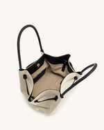 Sac cabas moyen Hana – Toile noire