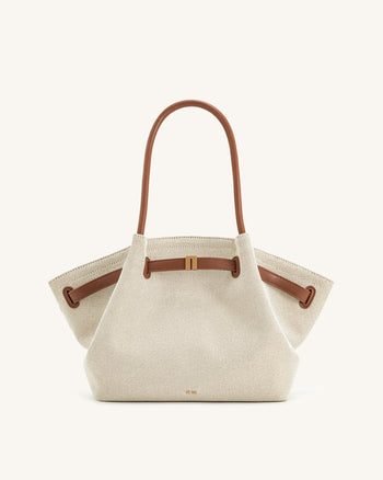 Hana Sac Cabas Moyen – Toile Marron