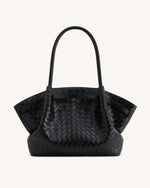 Hana Grand sac fourre-tout texture tissée - Noir