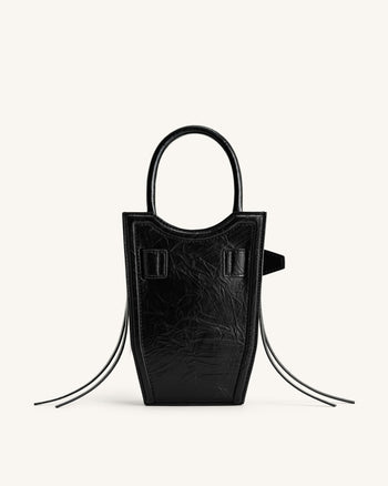 Le sac pour téléphone à bandoulière écrasé FEI - Noir