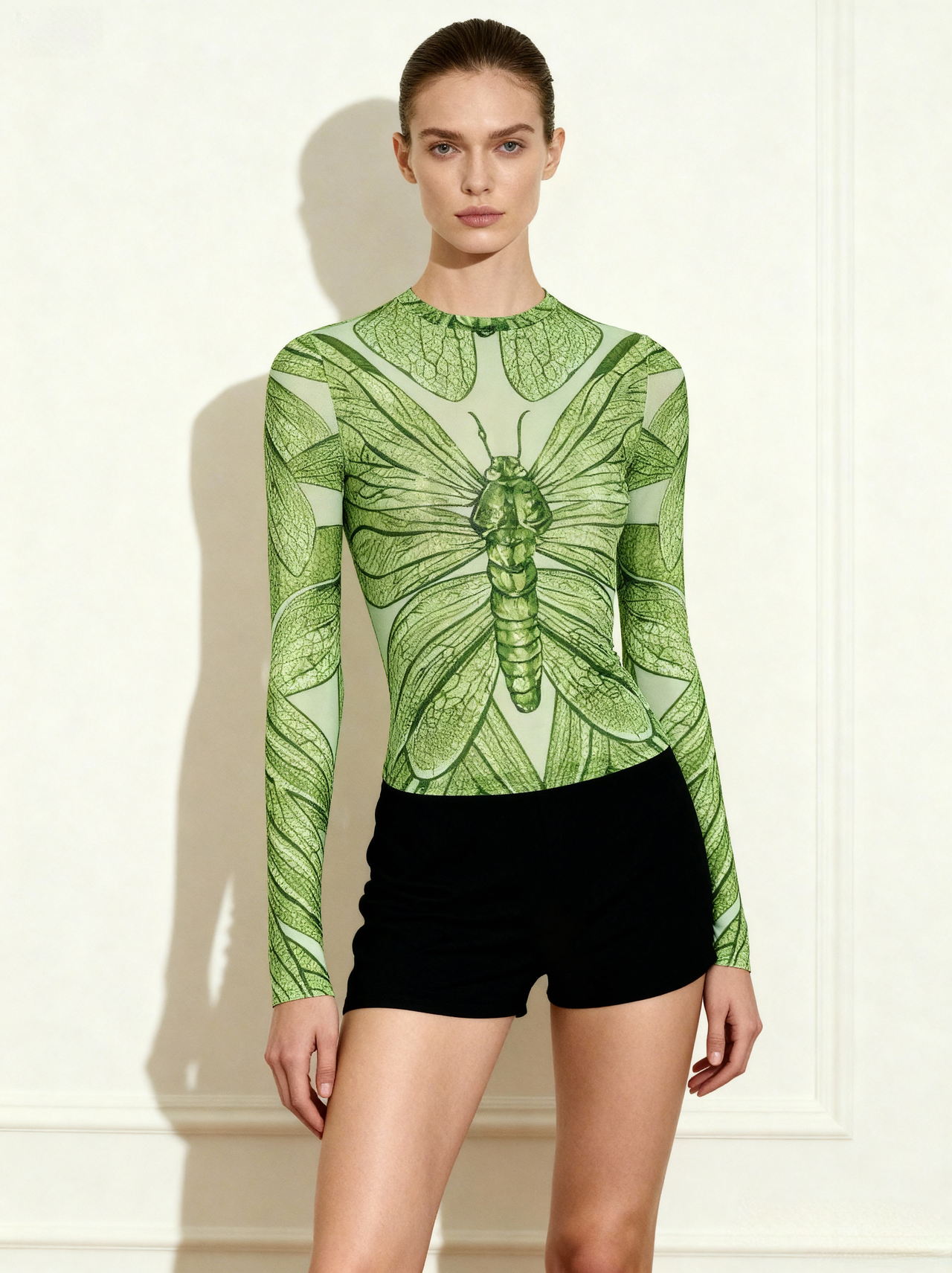Top Transparent Dragonfly Vein – Vert