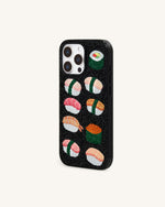 Coque de Téléphone Sushi - Noir Multicolore
