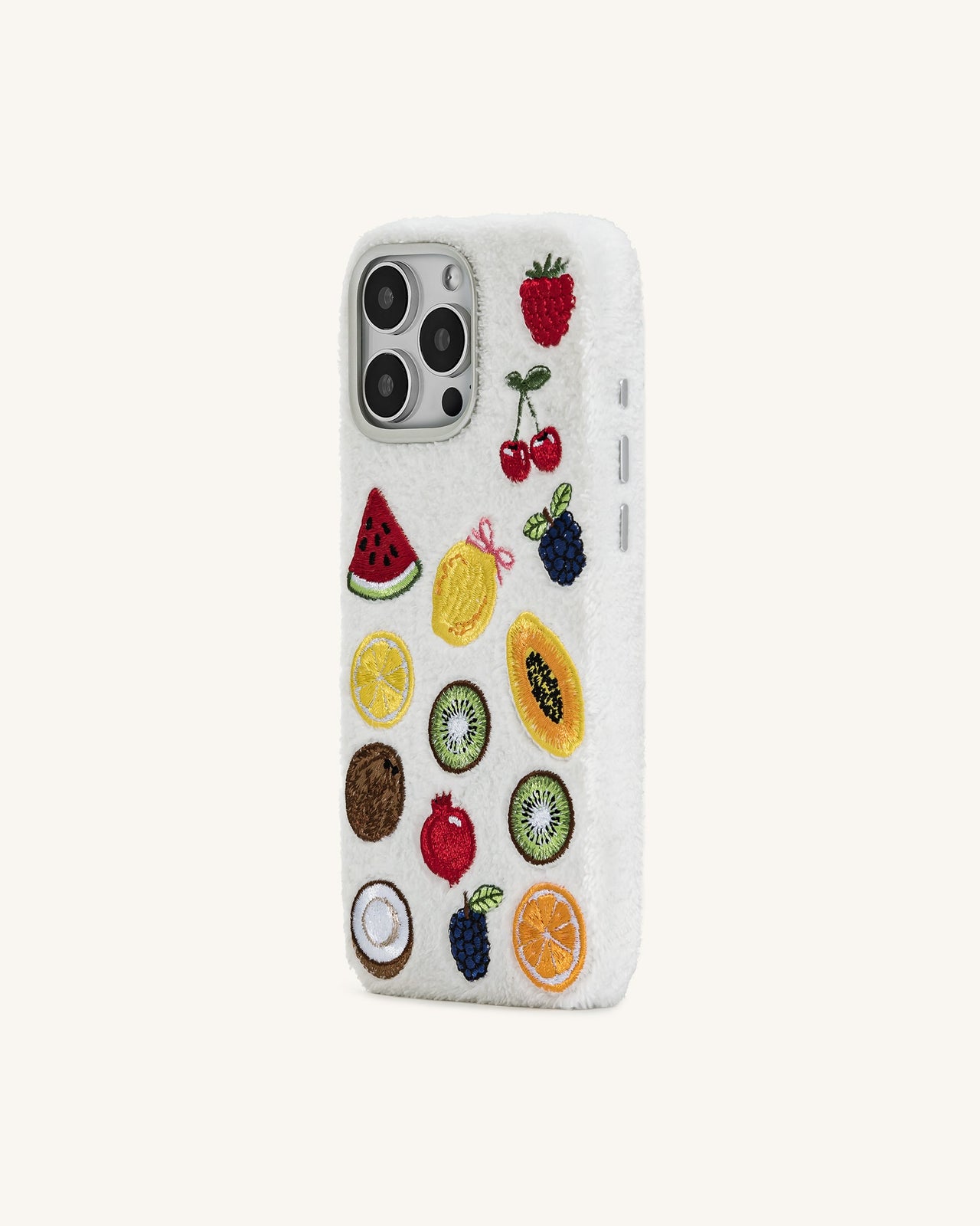Coque de Téléphone Fruit Fiesta – Blanc Multicolore