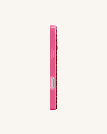 Coque iPhone Hot-dog – Rose Multicolore