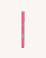 Étui iPhone "Ne me touche pas !" - Rose Multicolore