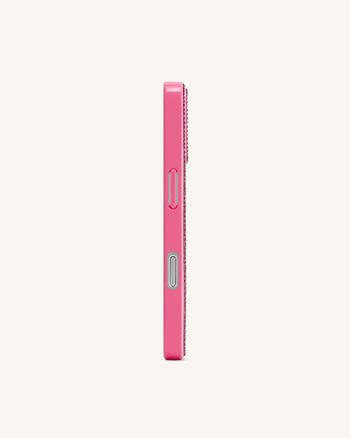 Étui iPhone "Don't touch Me!" - Rose Multicolore