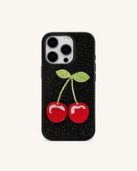 Coque de Téléphone Cerise – Noir Multicolore