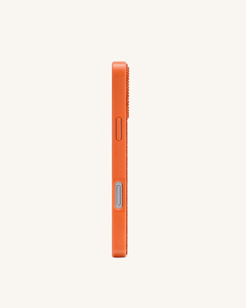 Coque de téléphone Citron en strass - Orange