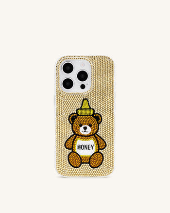 Honey Ours Cristal Artificiel Coque de Téléphone - Neutre