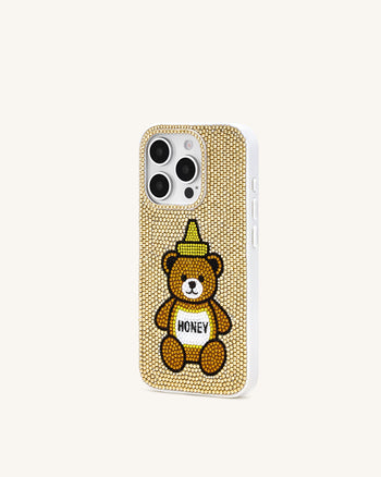 Honey Ours Cristal Artificiel Coque de Téléphone - Neutre