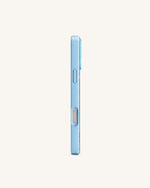 Olive Coque de téléphone martini en cristal artificiel - Bleu clair