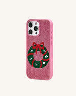 Coque de téléphone Bling Couronne Holiday - Rose