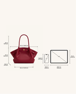Hana Sac Cabas Moyen – Grenat