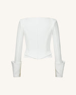 Blazer Inspiré du Corset Lydia - Blanche