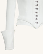 Blazer Inspiré du Corset Lydia - Blanche