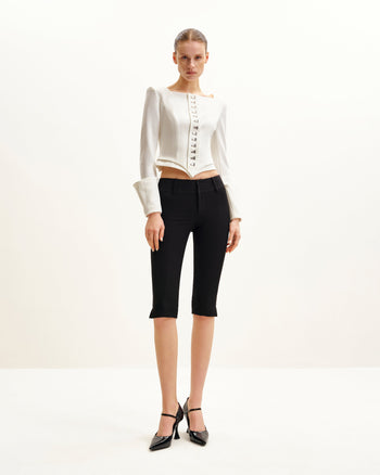 Blazer Inspiré du Corset Lydia - Blanche