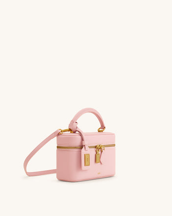 Cleo Sac à poignée supérieure forme boîte - Rose