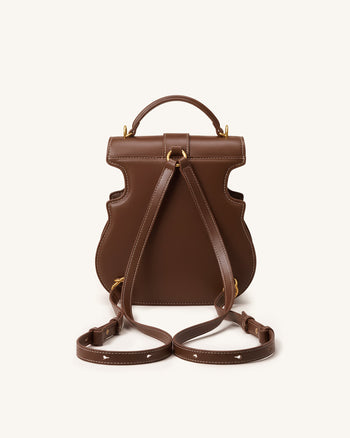 Sac à main en forme de violon - Marron foncé