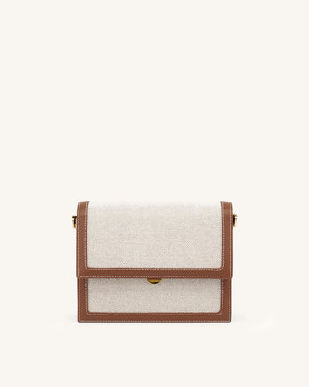 Sac Mini Flap  - Beige Canevas