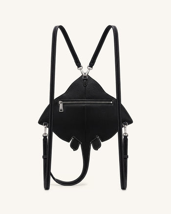 Odelle Sac bandoulière Manta Ray - Noir