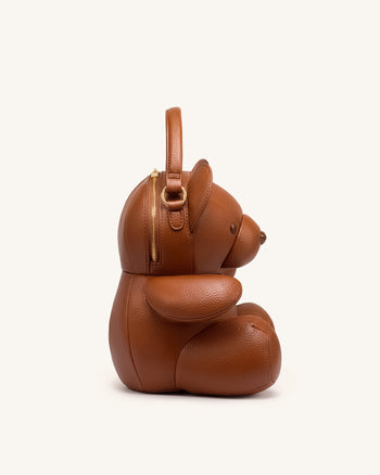 Teddy Sac bandoulière fantaisie ours - Marron