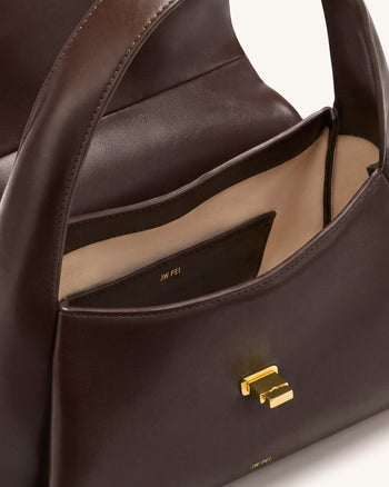 Carmen Sac à main à rabat - Marron foncé
