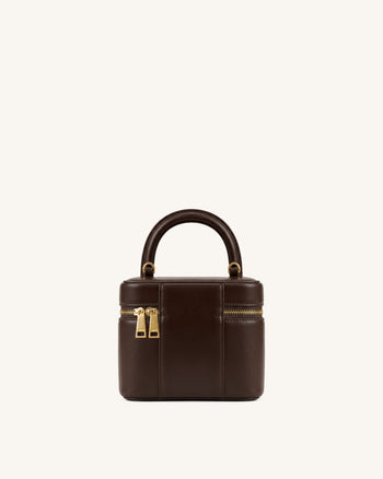 Cosima Vanity Case - Marron chocolat