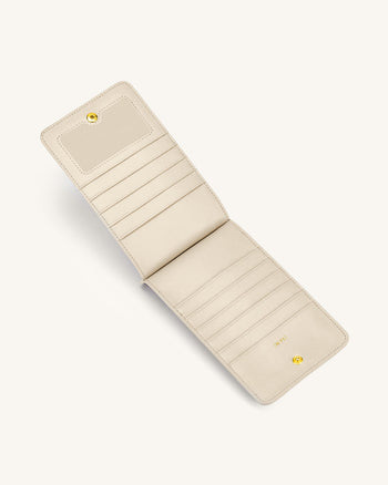 Sac pour téléphone Quinn - Ivoire Effet Croco